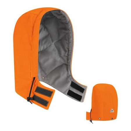Vf Imagewear EXCEL FR ComforTouch Flame Resistant Universal Fit Snap-On Hood HLH2, Orange, Size M HLH2ORRGM